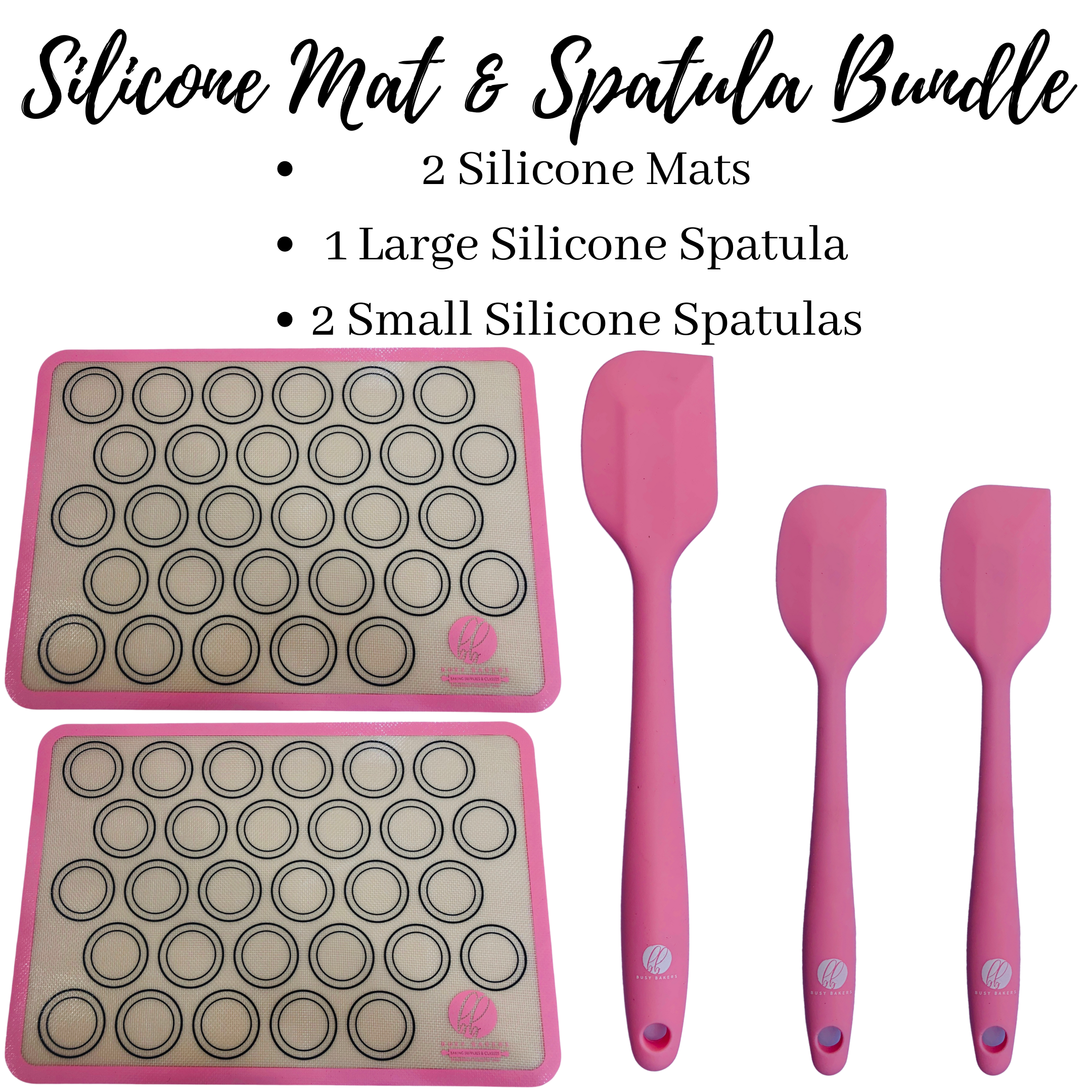 Silicone Mat Spatula Bundle