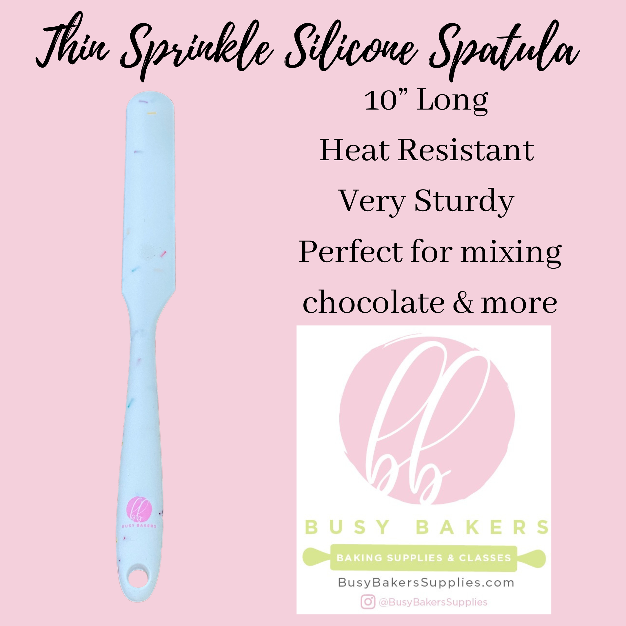 Thin Sprinkle Silicone Spatula