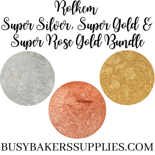 Rolkem Super Gold, Silver, & Rose Gold Bundle