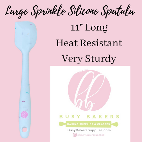 Large Sprinkle Silicone Spatula