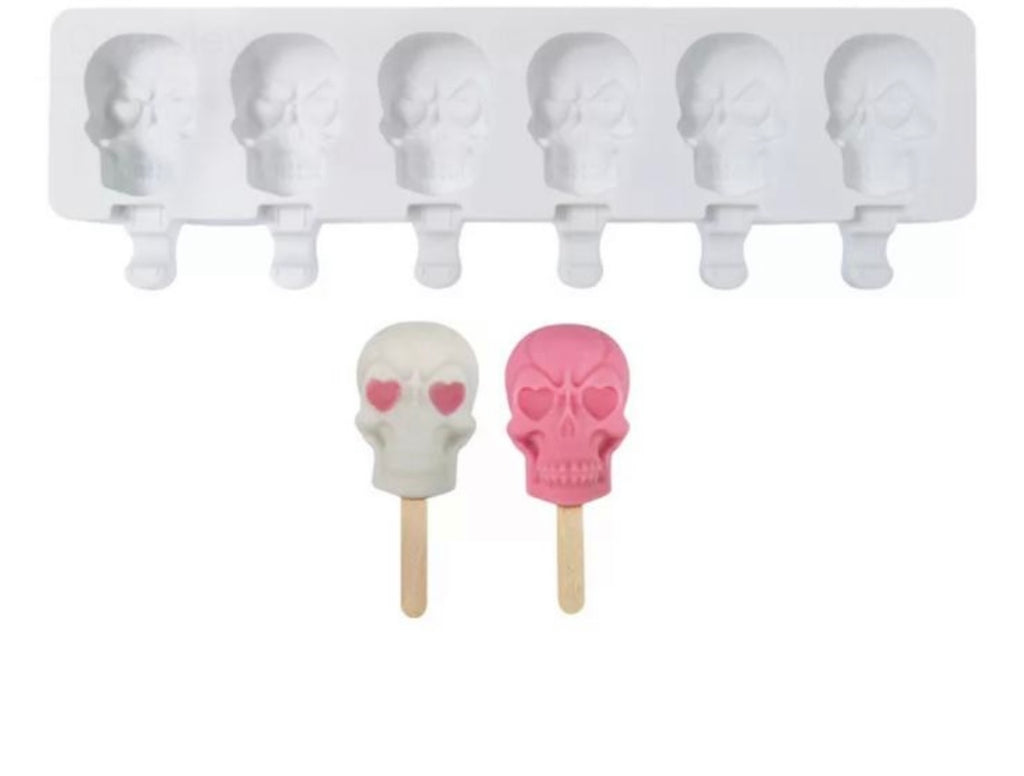 Skull Ice Molds, Halloween Ice Molds