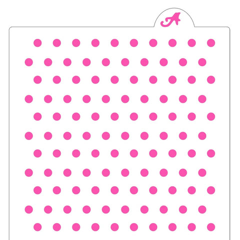 Small Polka Dots Stencil