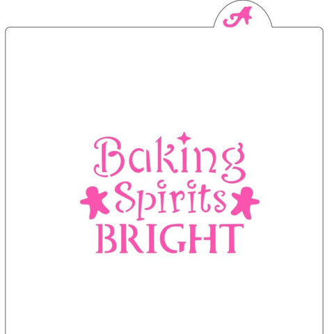 Baking Spirits Bright Stencil
