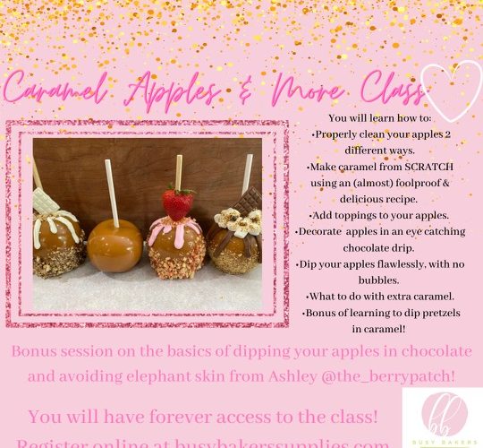 Homemade Caramel Apple Class