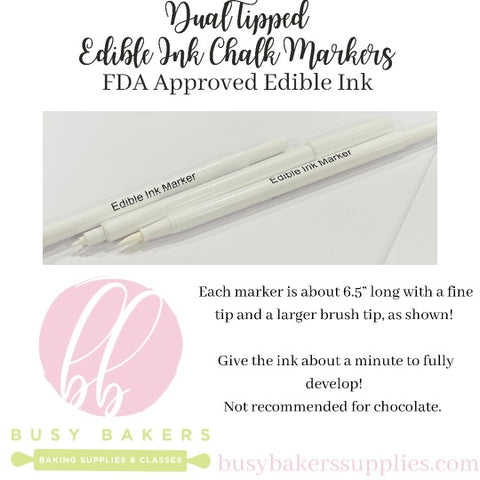 NEW Edible Ink Chalk Markers 2.0