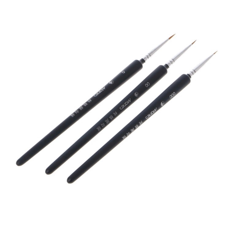 Detail Paint Brushes Set of 3