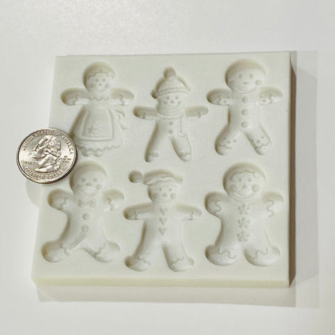Gingerbread Variety Silicone Mold