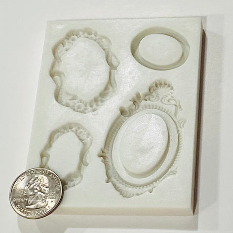 Oval Frame Variety Silicone Mold