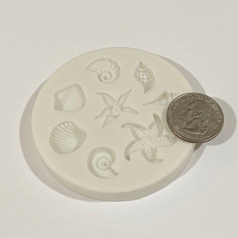 Small Seashell Variety Silicone Mold