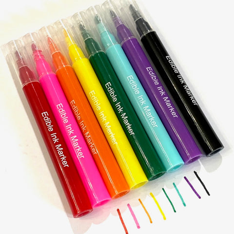 Colored Mini Markers - 7 Color Set