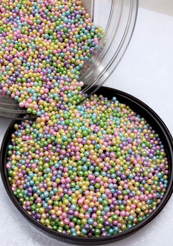 Pastel Rainbow Sugar Pearls