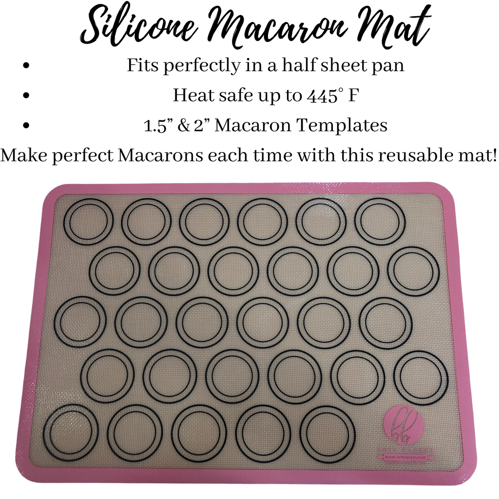 Half Sheet Silicone Macaron Mat