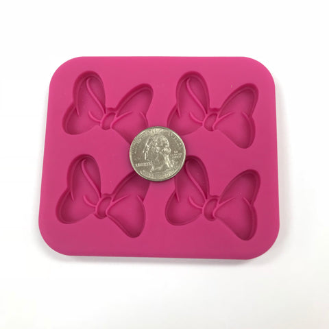 Large Mouse Inspired Bow Silicone Mold